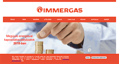 Desktop Screenshot of immergas.hu